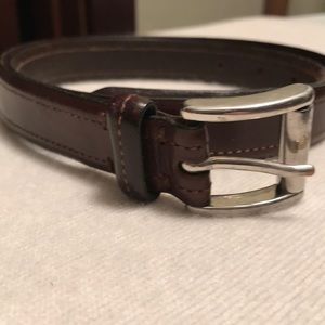 Nordstrom brown leather belt 36